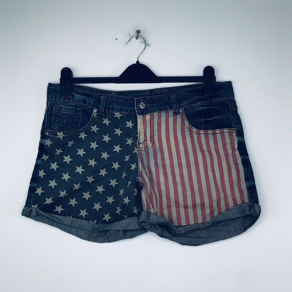 Rue21 11/12 Shorts American Flag Stripes